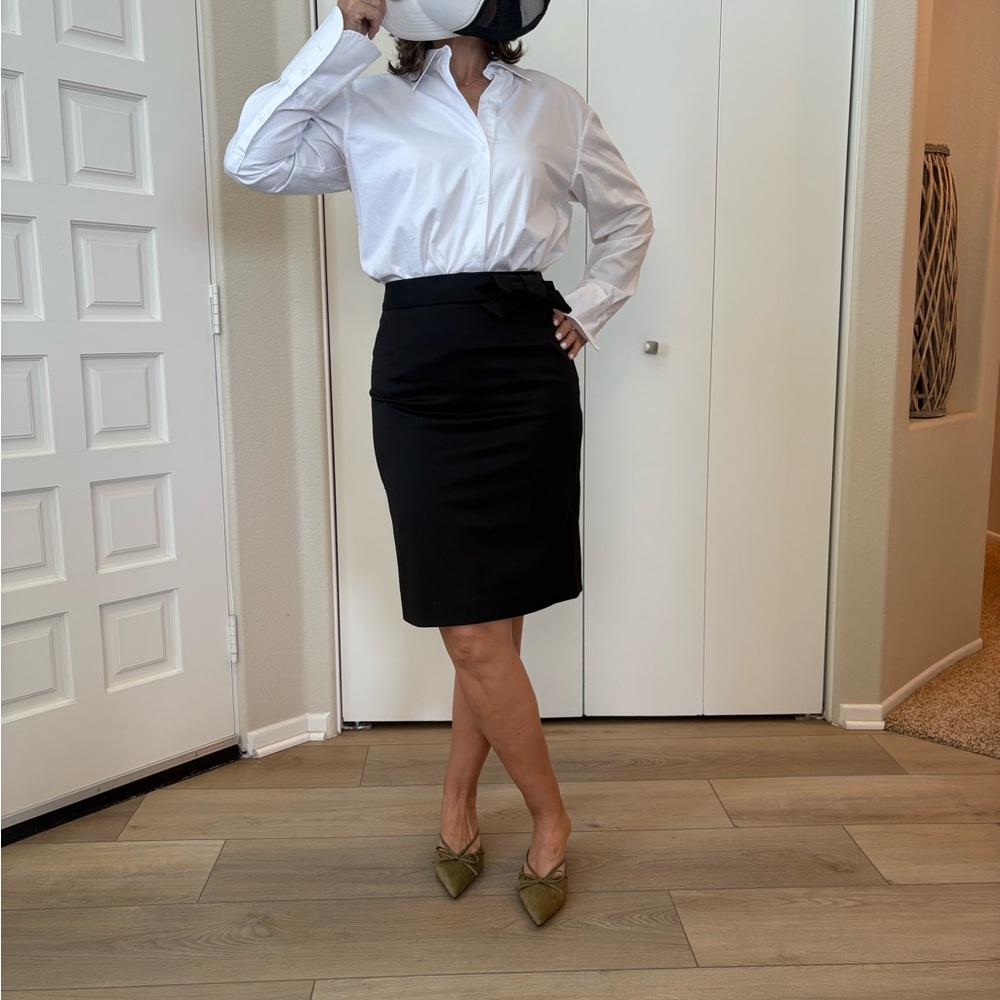 Ferragamo Stretch Cotton Skirt